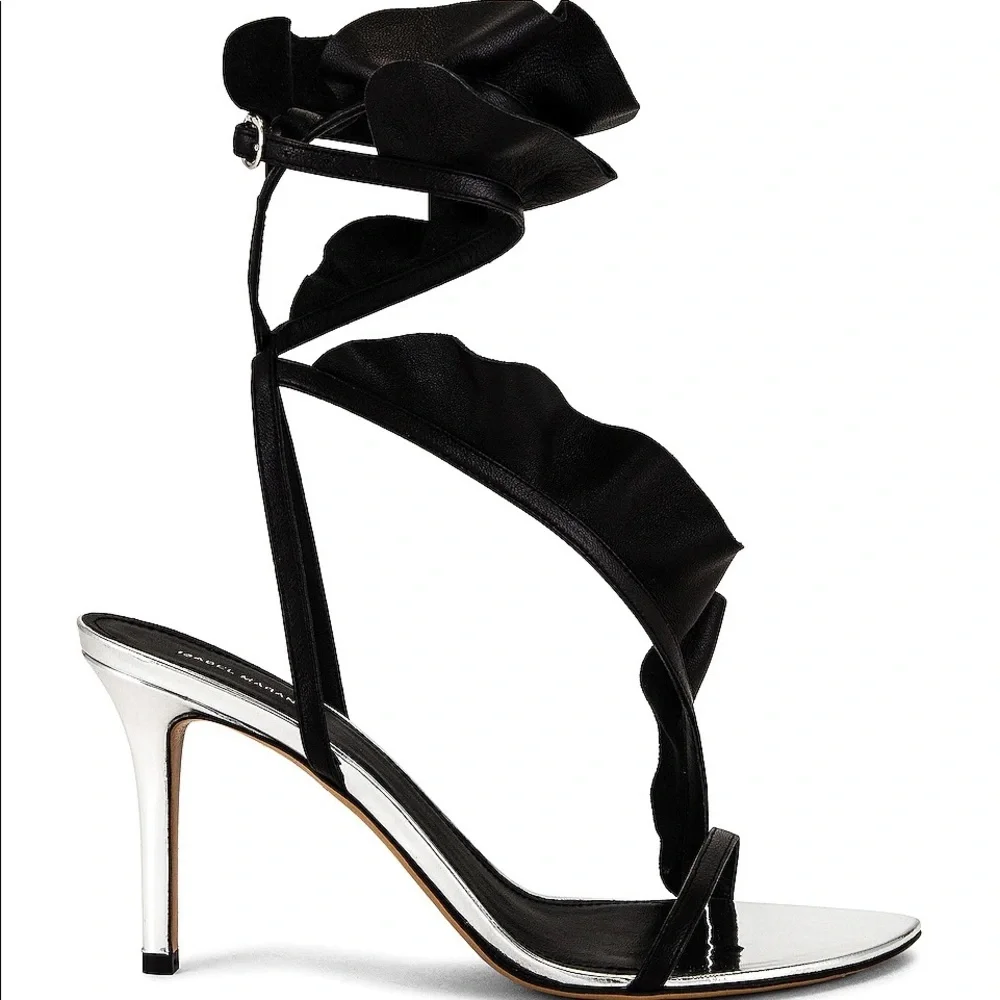 Isabel marant Frill Sandals Heel - Picture 1 of 3